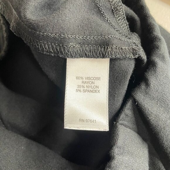 J. Jill Pull-on Trouser Pants Womens Small Black Ponte Slim Leg Viscose - Picture 6 of 7